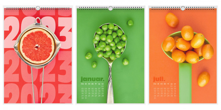 Kunstkalender - Wandkalender 2023 - Titel - Januar- Juli